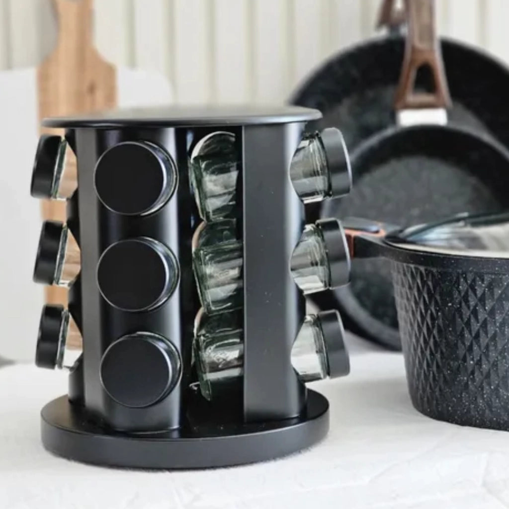 Especiero Giratorio x12 Frascos | Organización de Cocina